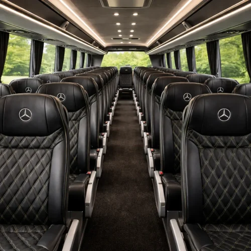 Lavish Travel 45 Seater Coach Hire Interior
