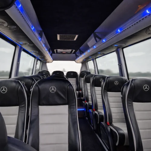 Lux Mercedes-Benz Sprinter 22 Seat Mini Coach Hire Interior