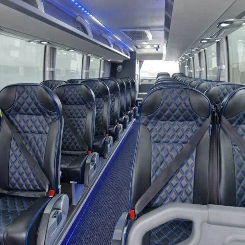 Luxury 35 Seater Coach hire interior